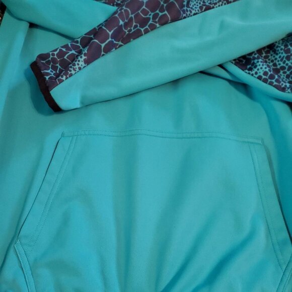 Old Navy Active Teal Blue Turtle Swimming Exercise Jacket - Picture 5 of 8